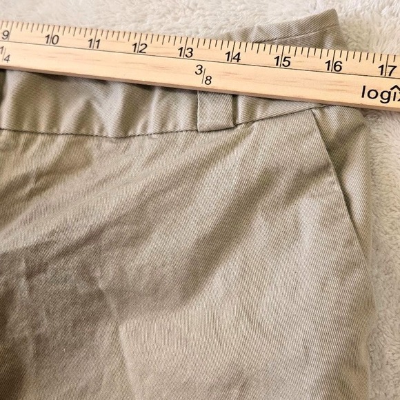 Cuffed Chino Shorts Cotton Stretch Casual Size 8 Outback Red Womens Khaki - Picture 6 of 10